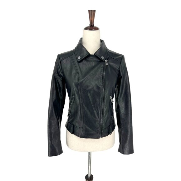 Elodie Faux Leather Moto Jacket | Small - Picture 2 of 10